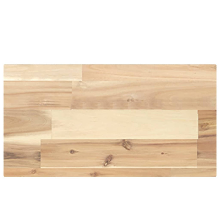 Mensole da Parete 2 pz 40x20x4 cm Legno Acacia Non Trattato 3279416