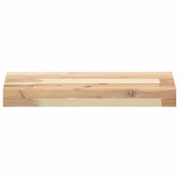 Mensole da Parete 4 pz 60x20x4 cm Legno Acacia Non Trattato 3279422