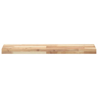 Mensole da Parete 2 pz 80x20x4 cm Legno Acacia Non Trattato 3279424