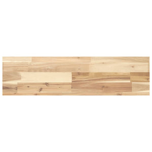 Mensole da Parete 2 pz 80x20x4 cm Legno Acacia Non Trattato 3279424