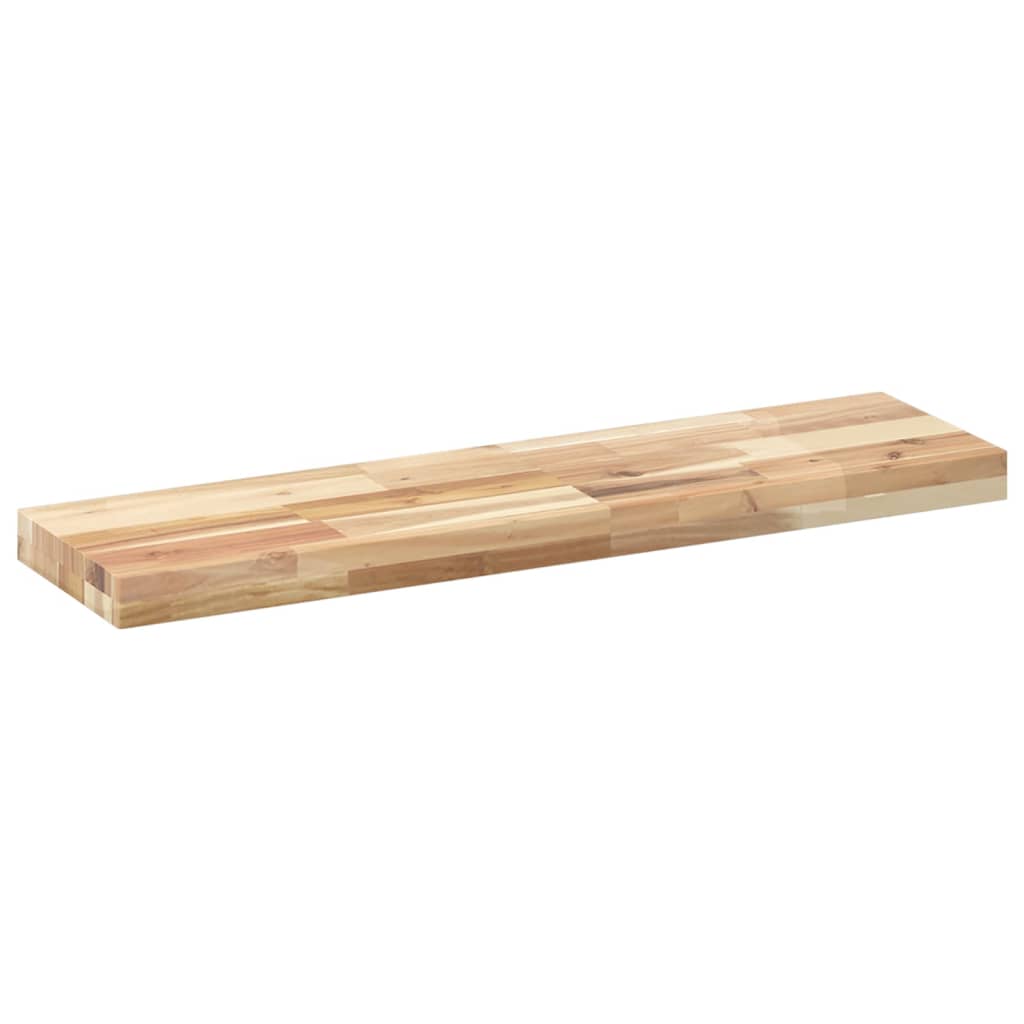 Mensole da Parete 3 pz 80x20x4 cm Legno Acacia Non Trattato 3279425