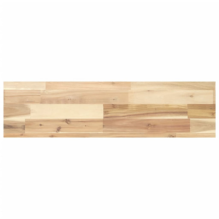 Mensole da Parete 2 pz 100x20x4 cm Legno Acacia Non Trattato 3279428