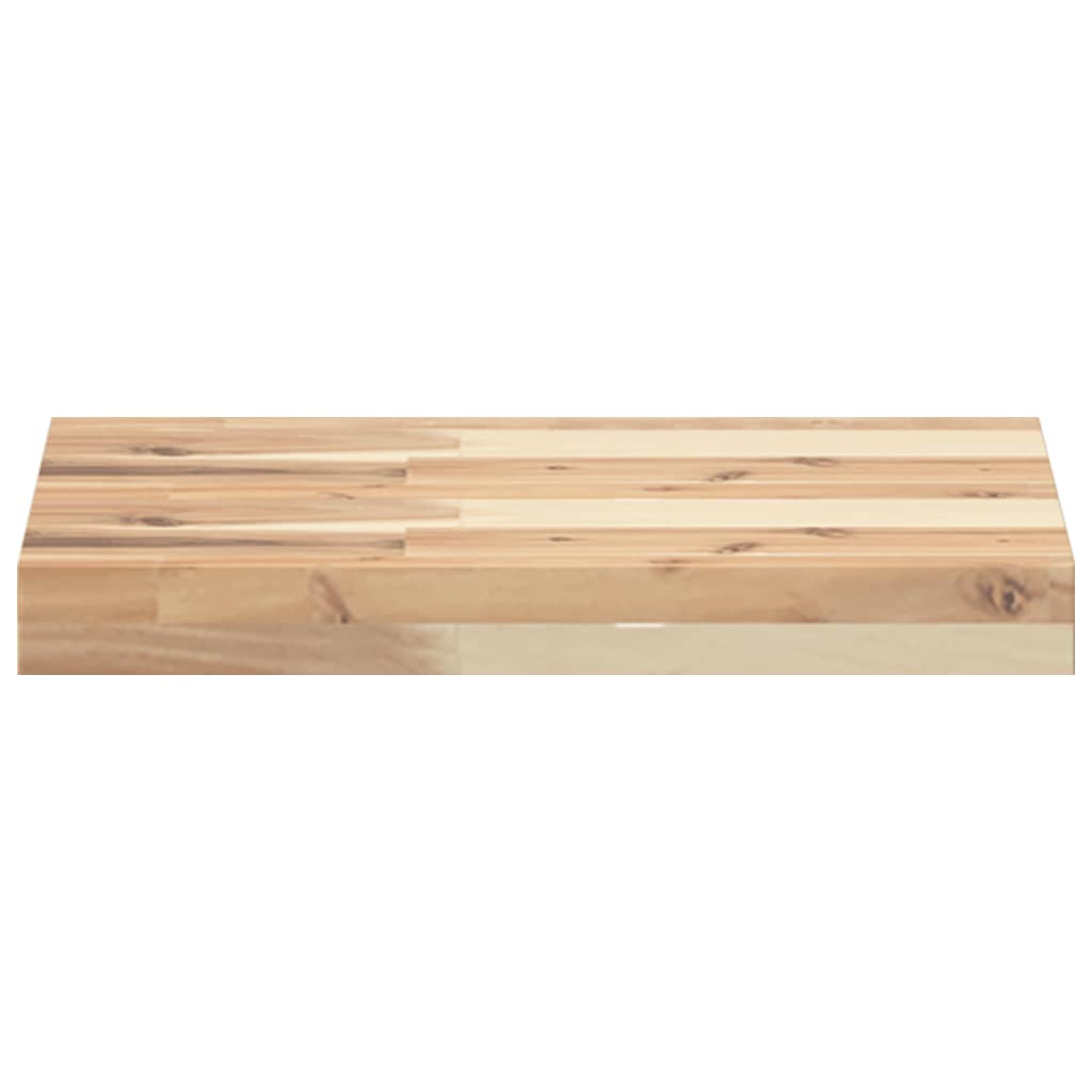 Mensole da Parete 3 pz 60x30x4 cm Legno Acacia Non Trattato 3279449