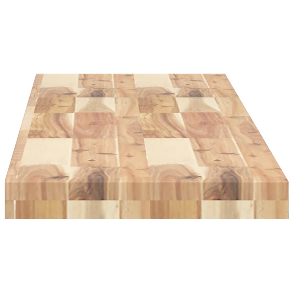 Mensole da Parete 3 pz 140x30x4 cm Legno Acacia Non Trattato 3279465