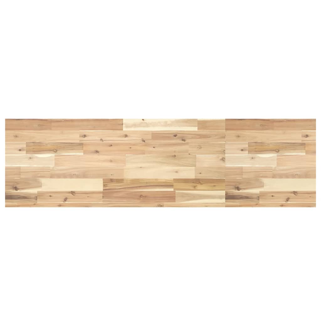 Mensole da Parete 2 pz 120x40x4 cm Legno Acacia Non Trattato 3279484