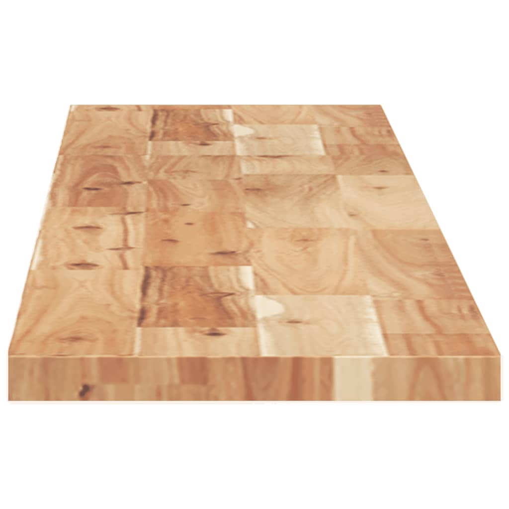 Ripiano a Parete 120x20x2cm Legno Massello Acacia Rifinito Olio 3279511