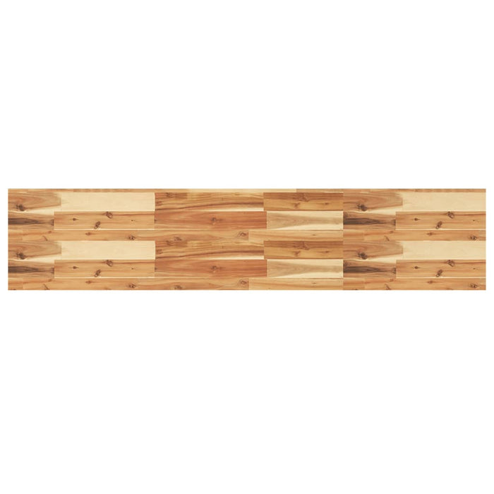 Ripiano a Parete 120x30x4cm Legno Massello Acacia Rifinito Olio 3279619