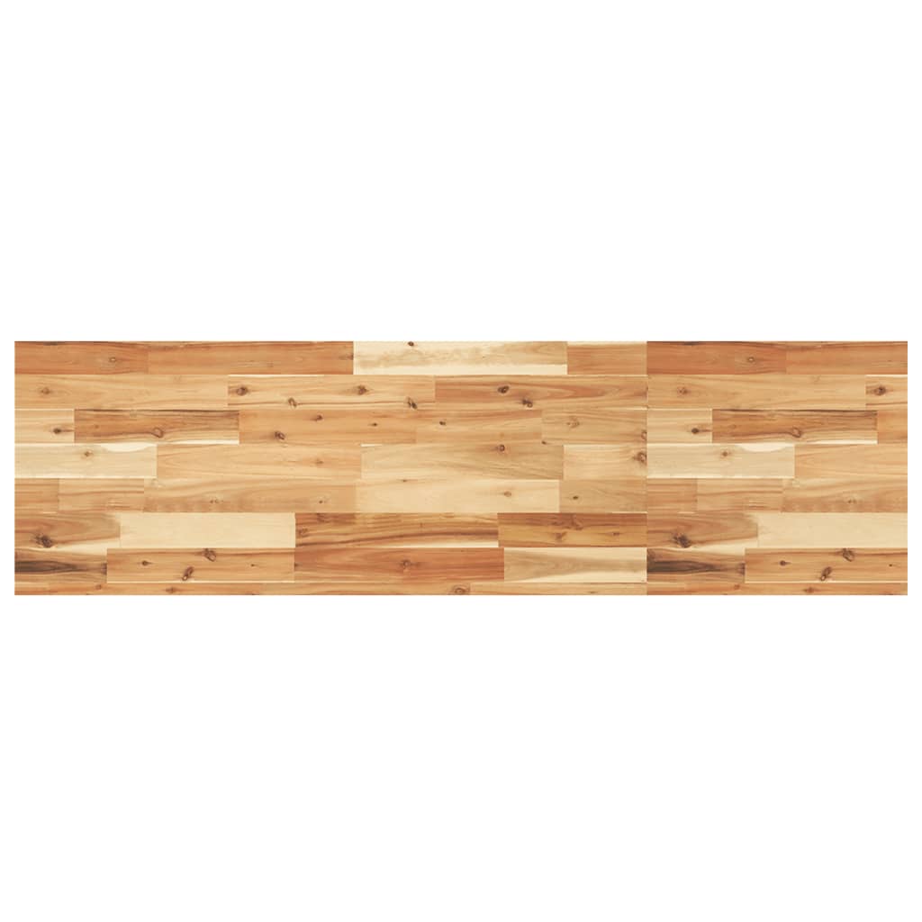 Ripiano a Parete 120x40x4cm Legno Massello Acacia Rifinito Olio 3279643