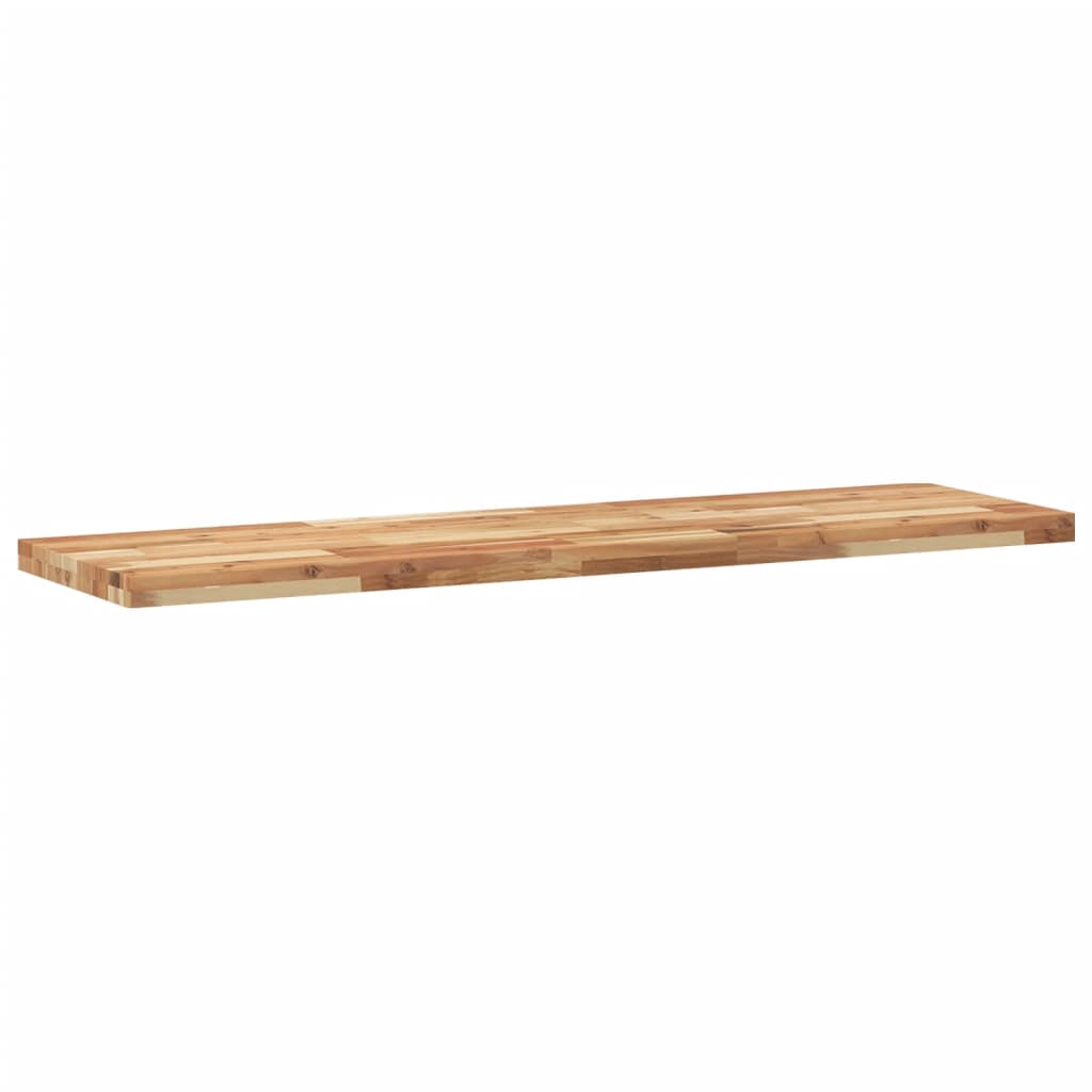 Ripiano a Parete 120x40x4cm Legno Massello Acacia Rifinito Olio 3279643