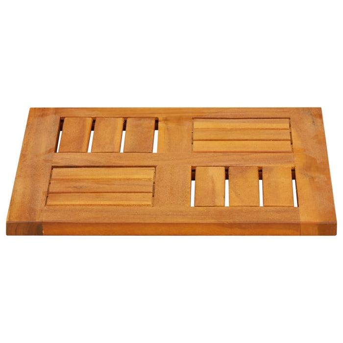 Piano per Tavolo 40x40x2 cm Quadrato Legno Massello di Faggio 4004252