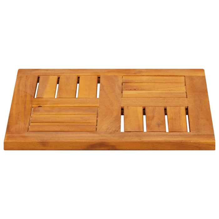 Piano per Tavolo 40x40x2 cm Quadrato Legno Massello di Faggio 4004252