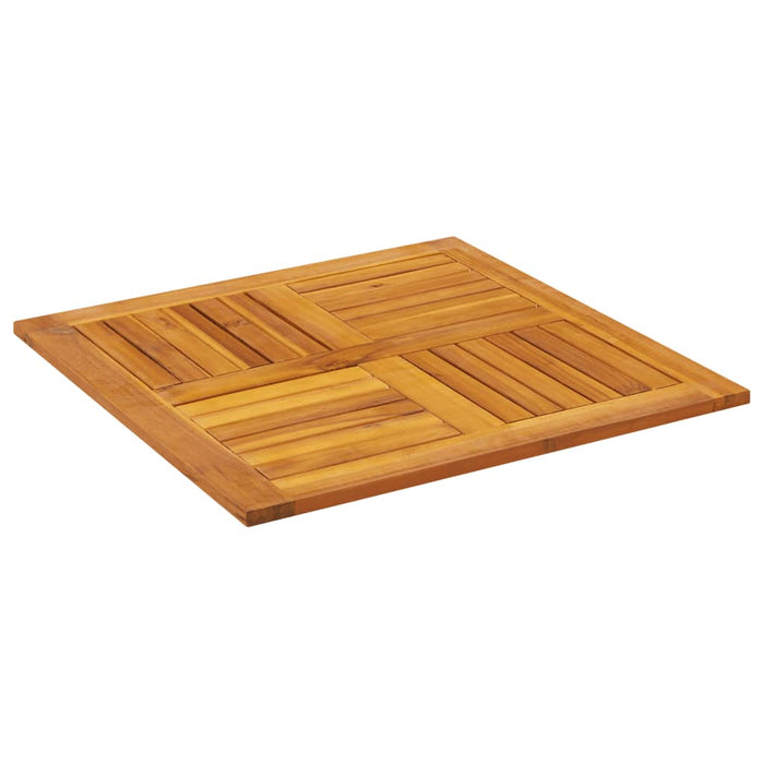 Piano per Tavolo 70x70x2 cm Quadrato Legno Massello di Faggio 4004255