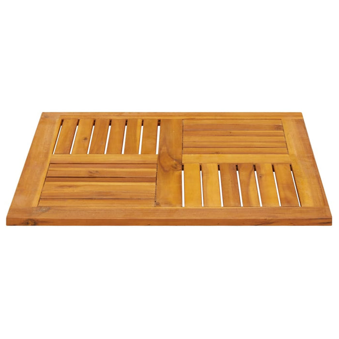 Piano per Tavolo 70x70x2 cm Quadrato Legno Massello di Faggio 4004255