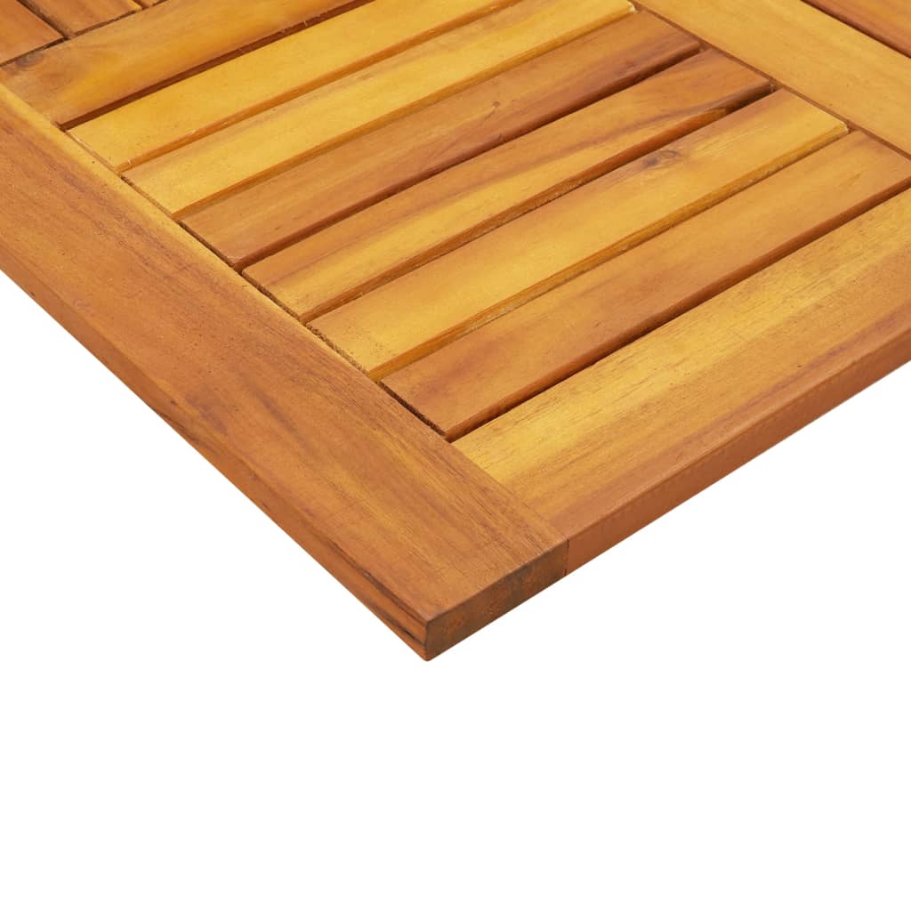 Piano per Tavolo 70x70x2 cm Quadrato Legno Massello di Faggio 4004255