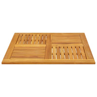 Piano per Tavolo 90x90x2,2 cm Quadrato Legno Massello di Faggio 4004257