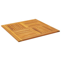 Piano per Tavolo 90x90x2,2 cm Quadrato Legno Massello di Faggio 4004257