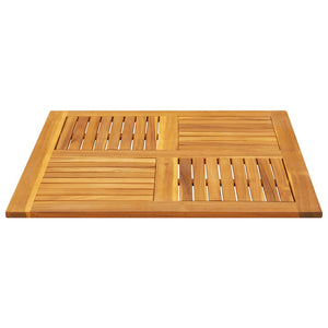 Piano per Tavolo 90x90x2,2 cm Quadrato Legno Massello di Faggio 4004257