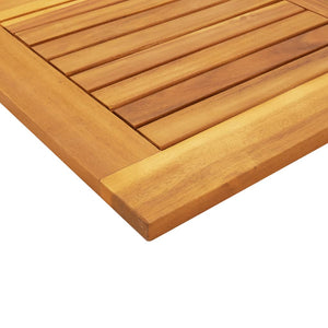 Piano per Tavolo 90x90x2,2 cm Quadrato Legno Massello di Faggio 4004257