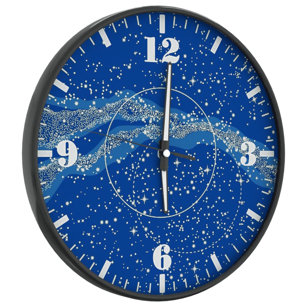 Orologio a Parete con Ore e Lancette Luminose Blu Ø30 cm 4008409