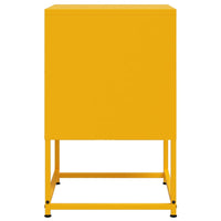 Comodino Giallo Senape 36x39x60,5 cm in Acciaio 846452