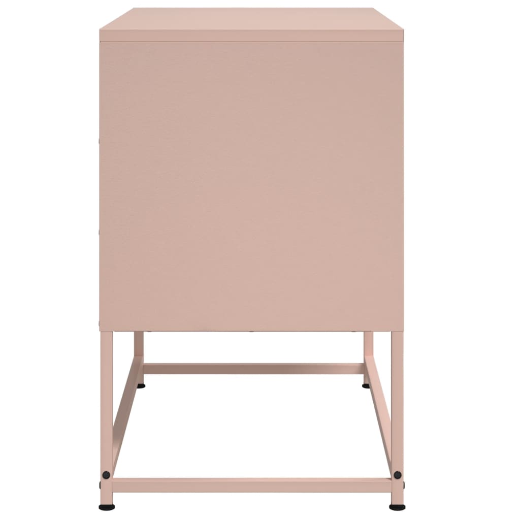 Mobile TV Rosa 68,5x39x60,5 cm in Acciaio 846471