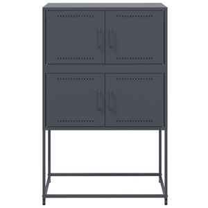 Credenza Antracite 68,5x38,5x107 cm in Acciaio 846484