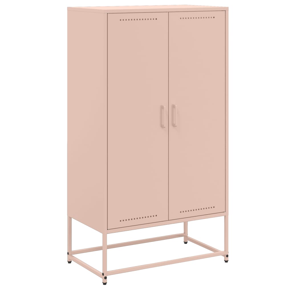 Credenza Rosa 68,5x38,5x123,5 in Acciaio 846495