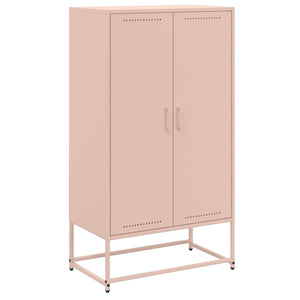 Credenza Rosa 68,5x38,5x123,5 in Acciaio 846495