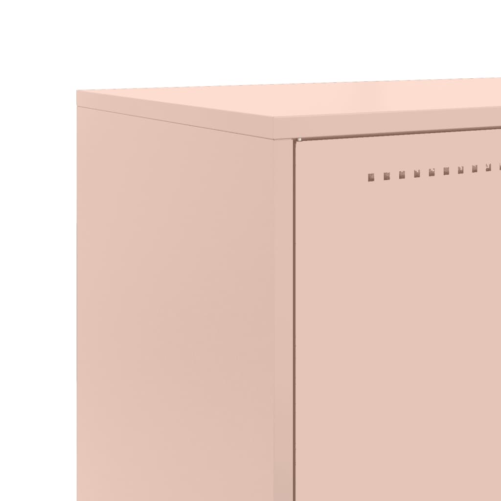 Credenza Rosa 68,5x38,5x123,5 in Acciaio 846495