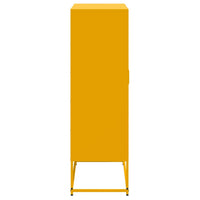 Credenza Giallo Senape 68,5x38,5x123,5 cm in Acciaio 846497