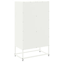 Credenza Bianca 68,5x38,5x123,5 cm in Acciaio 846499