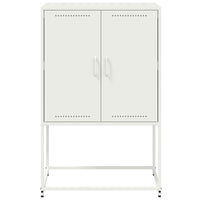 Credenza Bianca 68,5x38,5x107 cm in Acciaio 846511