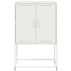 Credenza Bianca 68,5x38,5x107 cm in Acciaio 846511