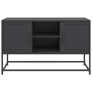 Credenza Nera 36x39x123 cm in Acciaio 846524