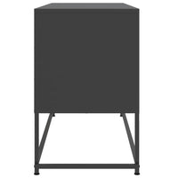 Credenza Nera 36x39x123 cm in Acciaio 846524