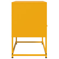 Mobile TV Giallo Senape 68x39x60,5 cm in Acciaio 846551