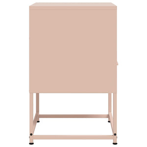 Comodini 2 pz Rosa 36x39x60,5 cm in Acciaio 846557