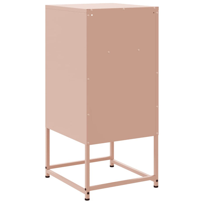 Comodini 2 pz Rosa 36x39x78 cm in Acciaio 846569