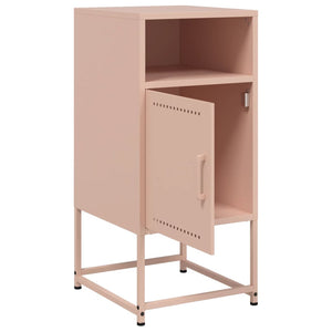 Comodini 2 pz Rosa 36x39x78 cm in Acciaio 846569