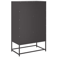 Credenza Nera 68x39x111,5 cm in Acciaio 846608