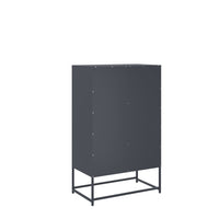 Credenza Antracite 68x39x111,5 cm Acciaio Laminato a Freddo 846610