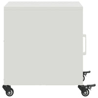 Comodini 2 pz Bianchi 36x39x43,5 cm in Acciaio 846625