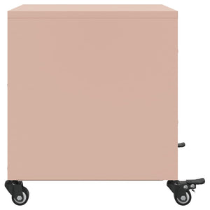 Comodini 2 pz Rosa 36x39x43,5 cm in Acciaio 846629