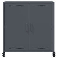 Credenza Antracite 68,5x39x72 cm in Acciaio Laminato a Freddo 846658