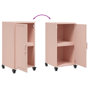 Credenza Rosa 36x39x72 cm in Acciaio Laminato a Freddo 846675