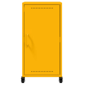 Credenza Giallo Antracite 36x39x72 cm Acciaio Laminato a Freddo 846677