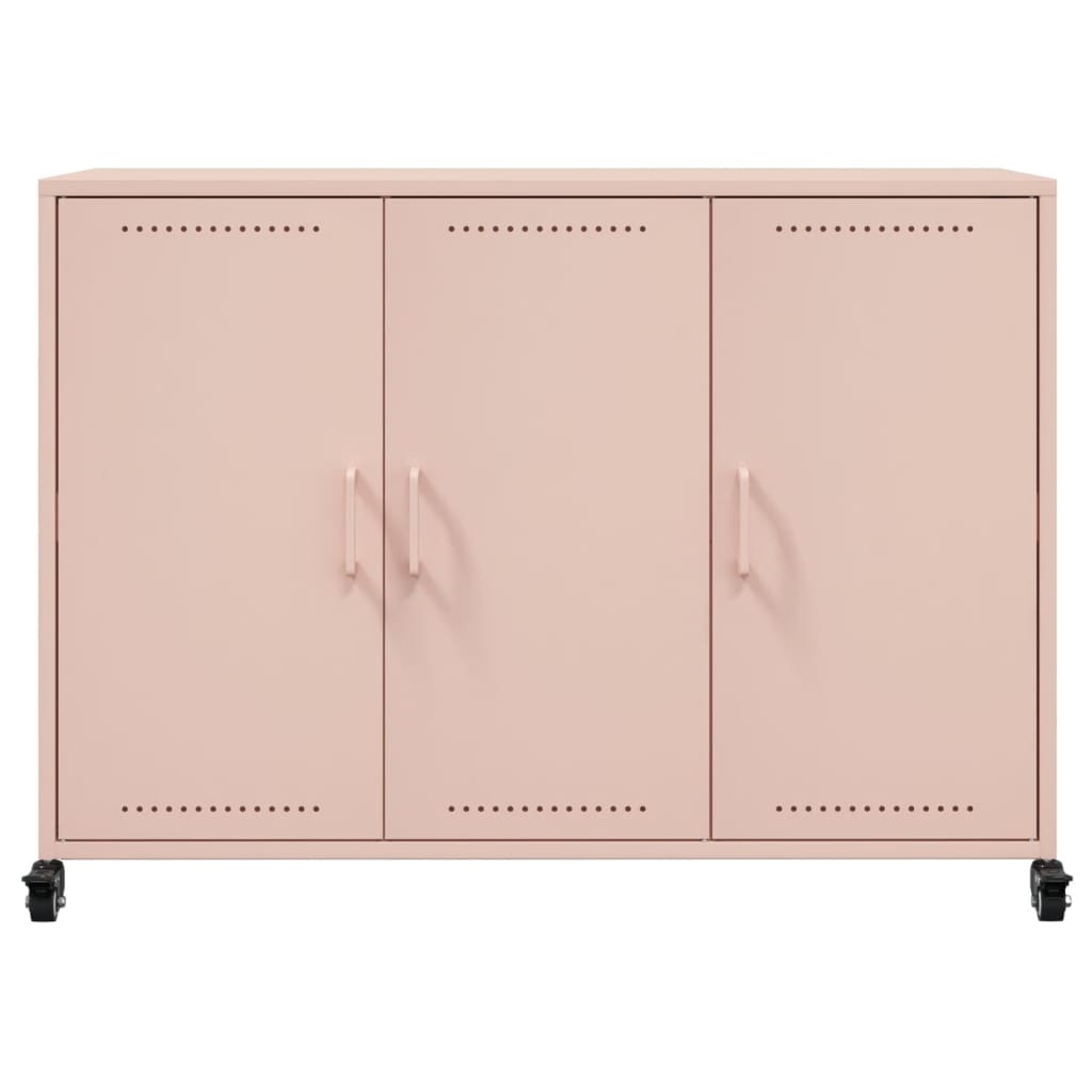 Credenza Rosa 100,5x39x72 cm in Acciaio 846681