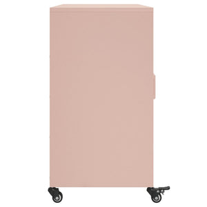 Credenza Rosa 100,5x39x72 cm in Acciaio 846681