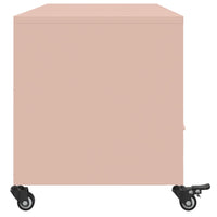 Mobile TV Rosa 100,5x39x43,5 cm in Acciaio Laminato a Freddo 846693