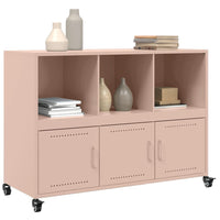 Credenza Rosa 100,5x39x72 cm in Acciaio Laminato a Freddo 846735